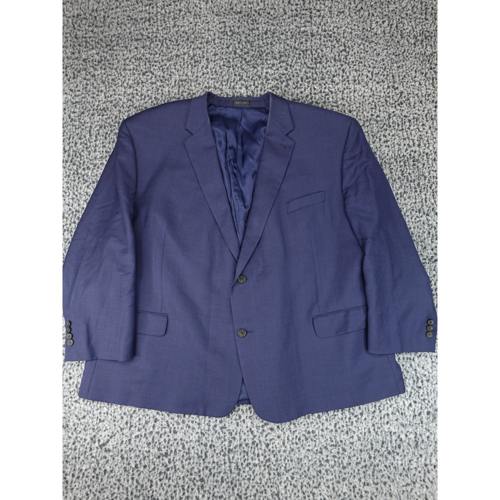 Lauren Ralph Lauren Blazer Mens 56R Navy Blue Good 100% Wool 2-Button Sport Coat